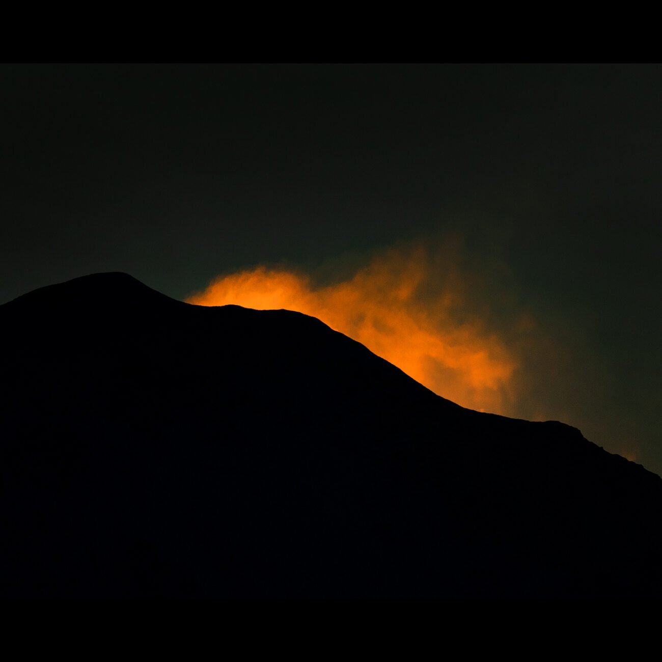 Fire on the mountain top