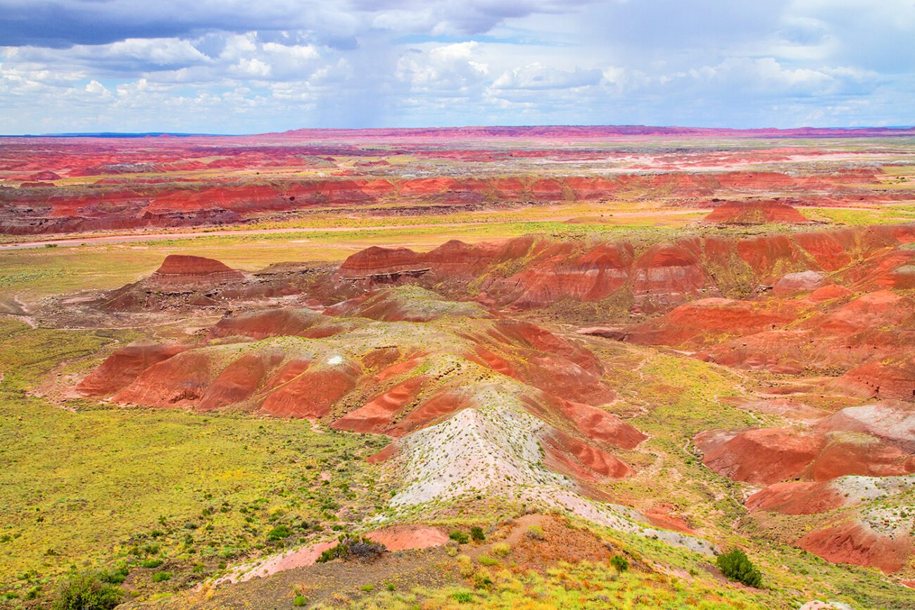 Painted Rocks, Petrified Forest, USA